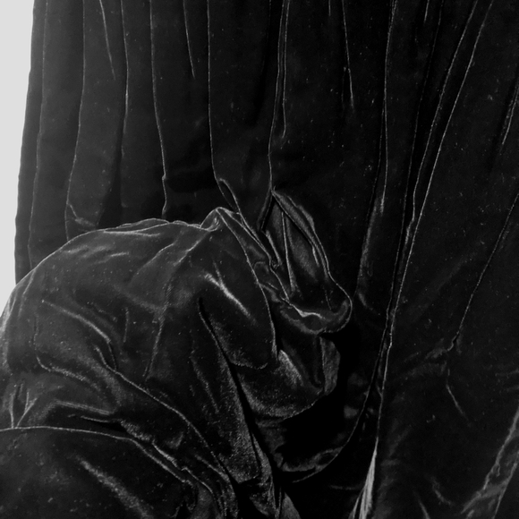 YSL Rive Gauche Vintage Velvet Dress (38) - Picture 5 of 6